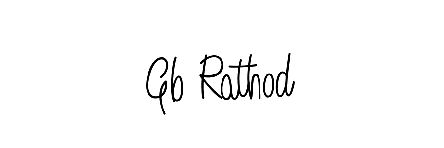 Once you've used our free online signature maker to create your best signature Angelique-Rose-font-FFP style, it's time to enjoy all of the benefits that Gb Rathod name signing documents. Gb Rathod signature style 5 images and pictures png